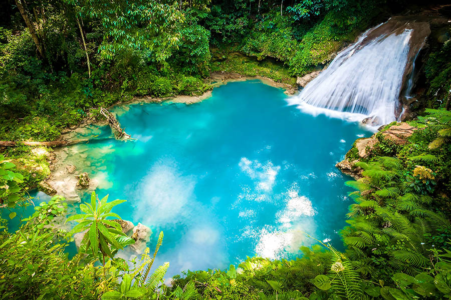 Explore the Blue Hole Waterfall in Jamaica | Travel Nation