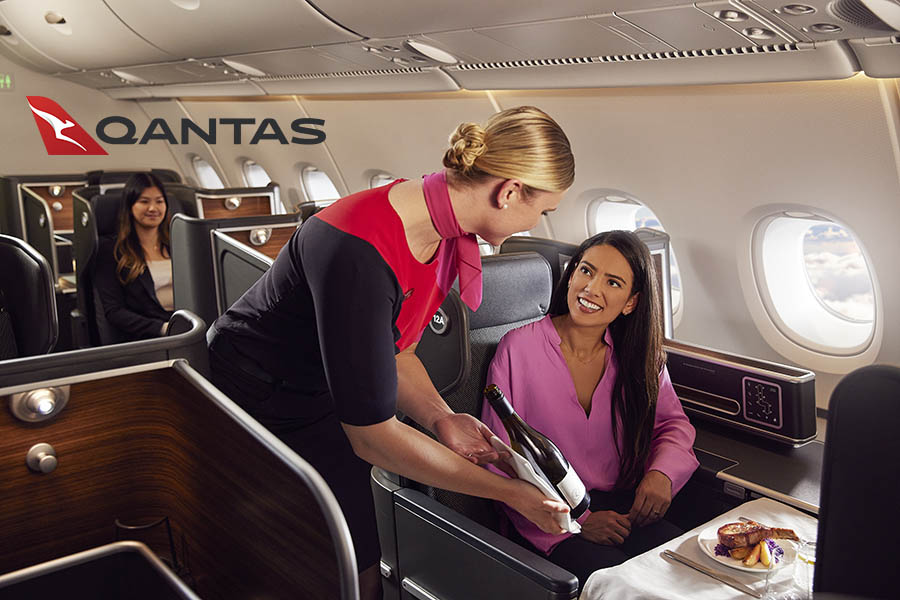 Fly Qantas Business to Australia | Photo credit: Qantas