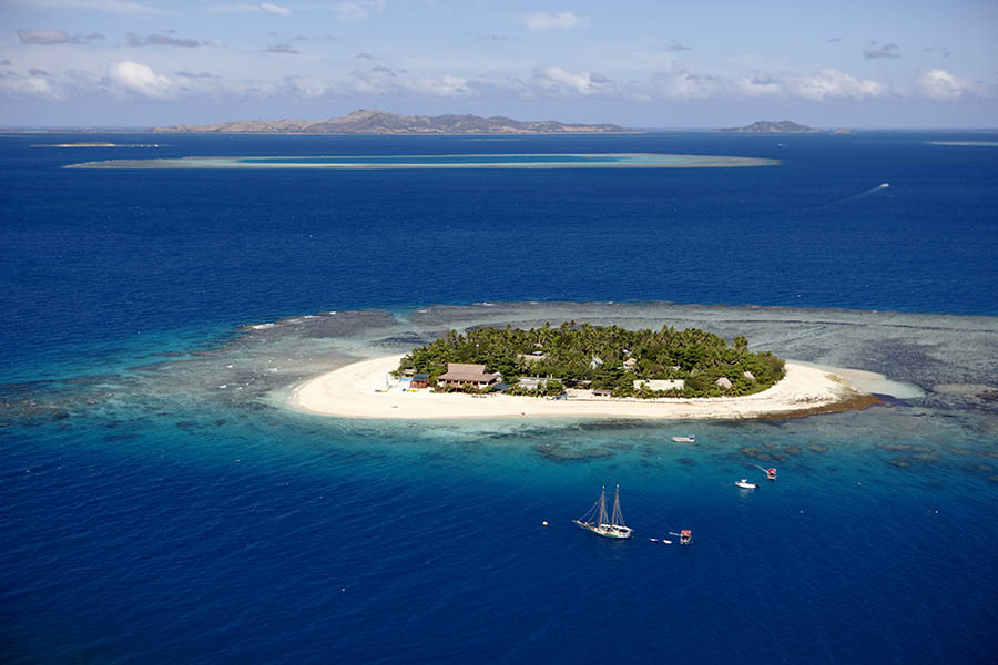 Mark stayed at Beachcomber Island | credit: Chris McLennan