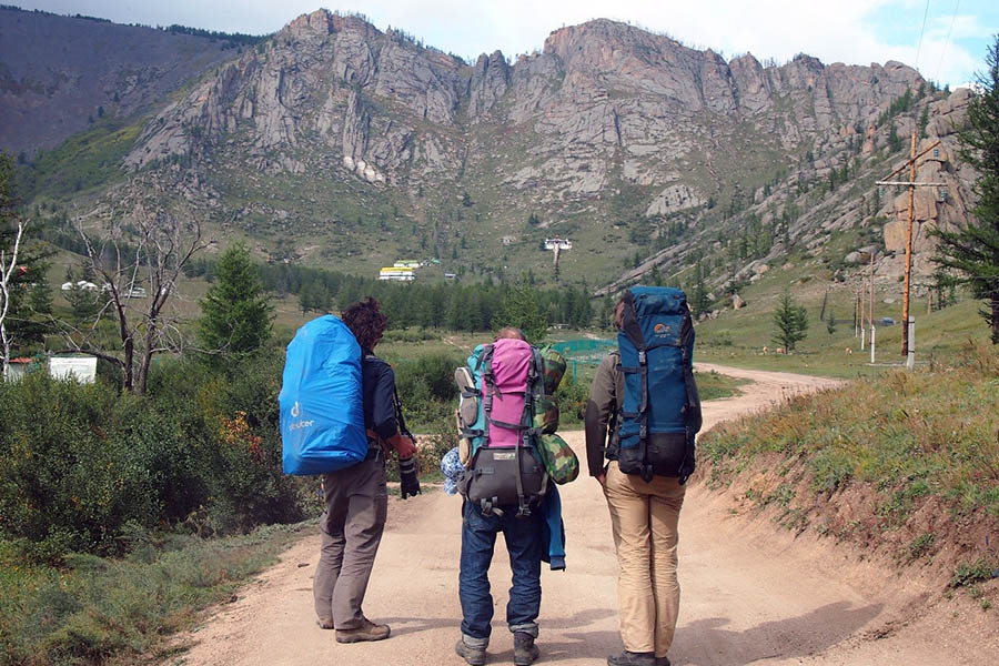 Backpacker Mongolei