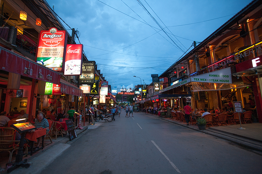 Pub Street is a tourist mecca