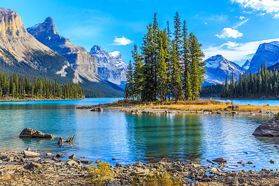 Stop off at breathtaking glacial lakes