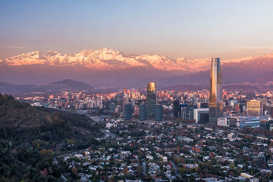 Get 360 degree views from the Sky Costanera building