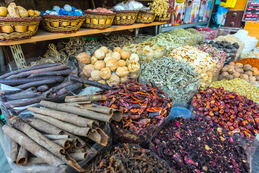 Discover old Dubai in the bustling souks