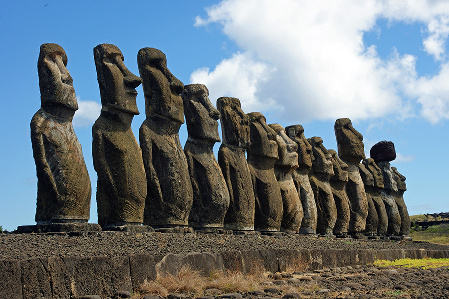 Moai Statues, Easter Island, Chile