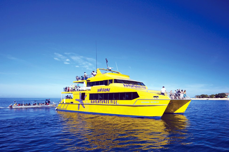 Board the Yasawa Flyer and enjoy the views!