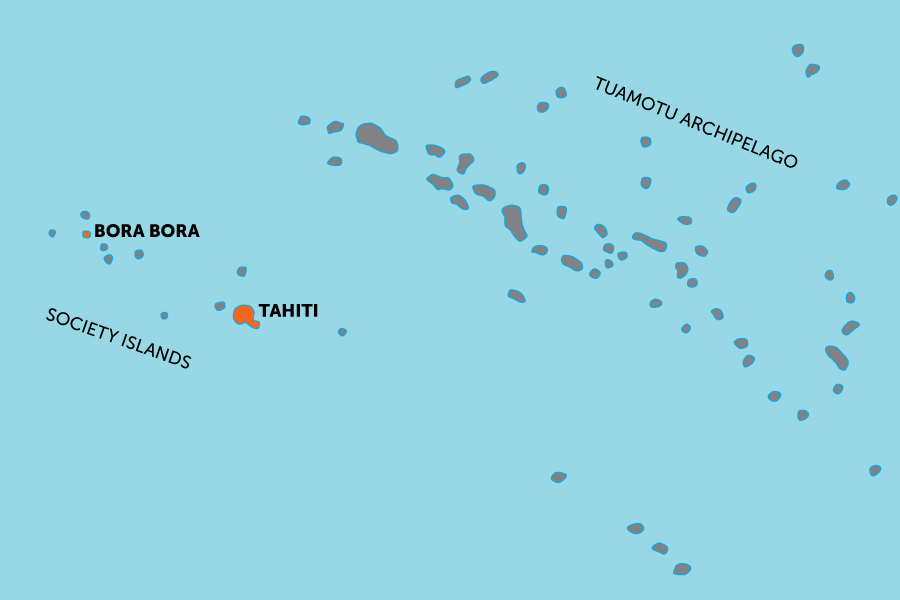 Bora Bora luxury escape | map