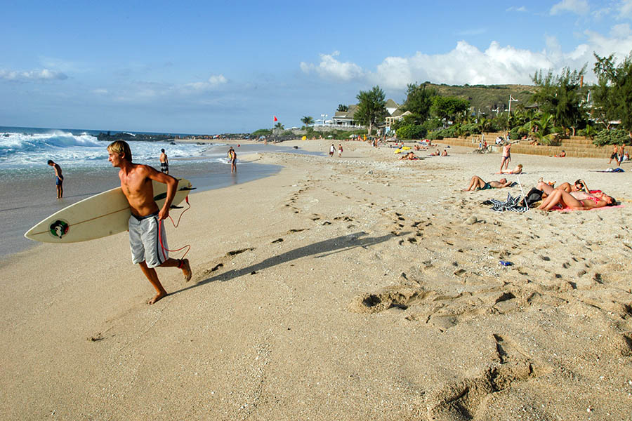 Boucan Canot is one of the most famous beaches 