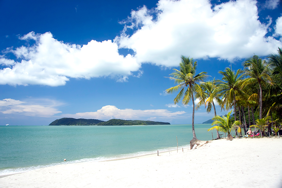 Relax on one of Kuala Lumpur's beautiful beaches