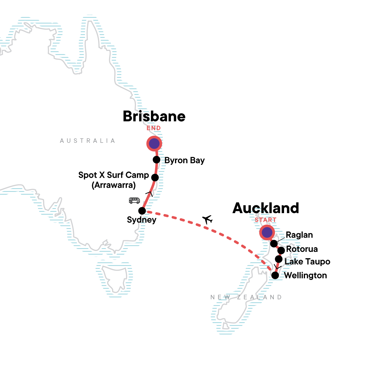 map_australiaandnewzealandsurfcampskiwihighlights