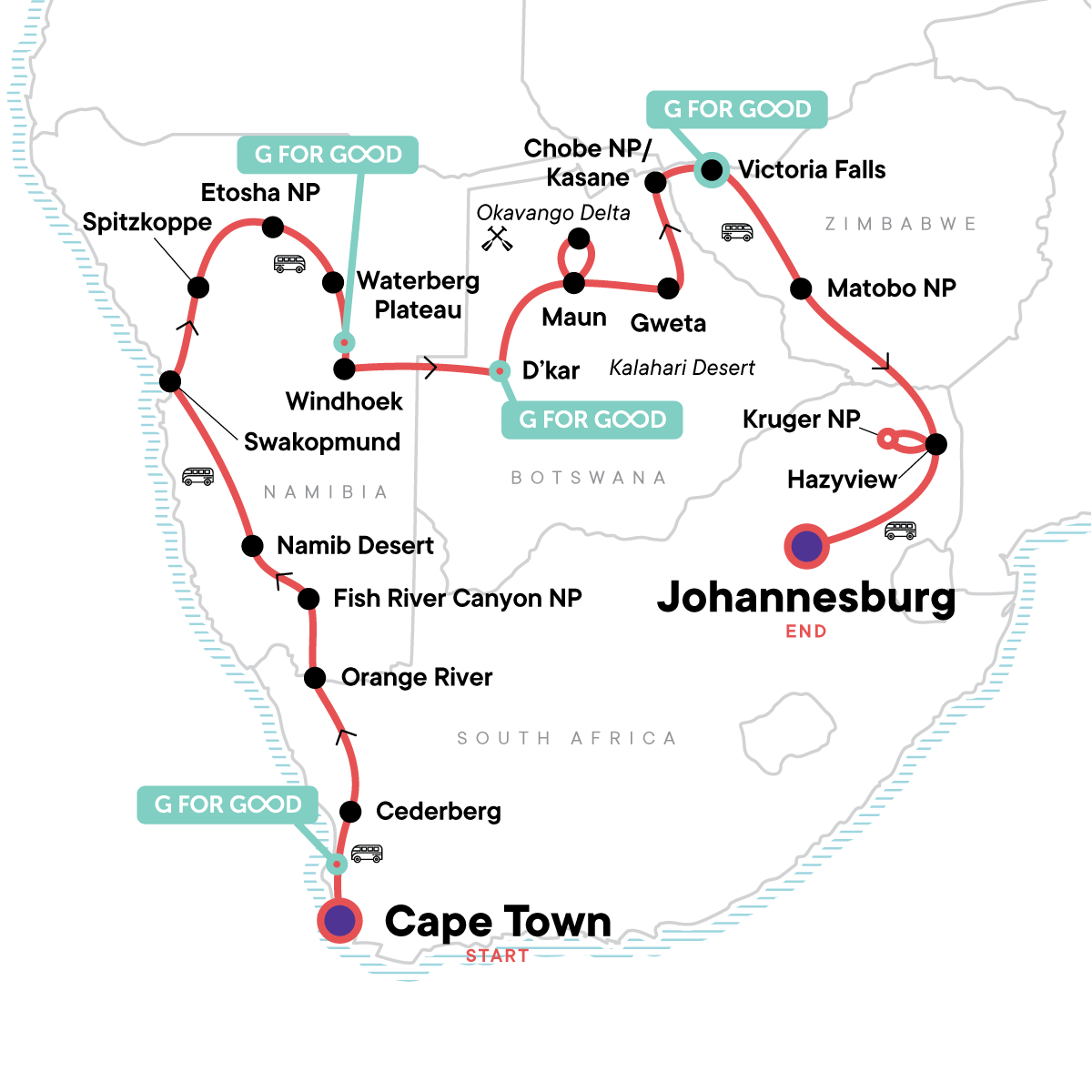 map_capetowntojohannesburgoverlandsafari