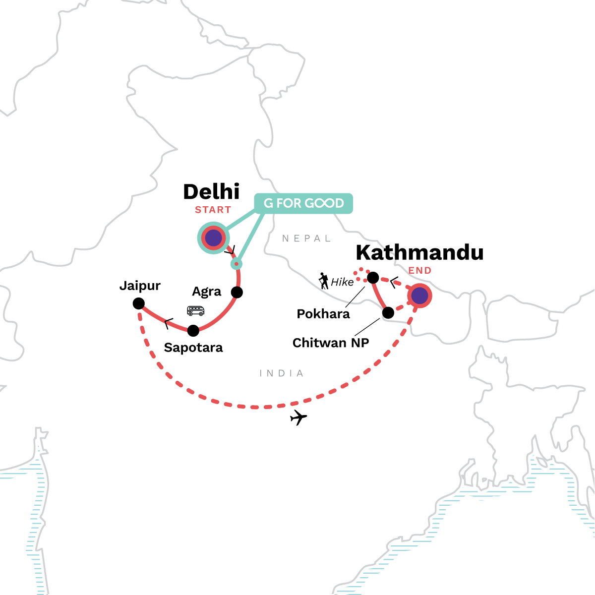 map_indianepalgoldentriangleandthehimalayas