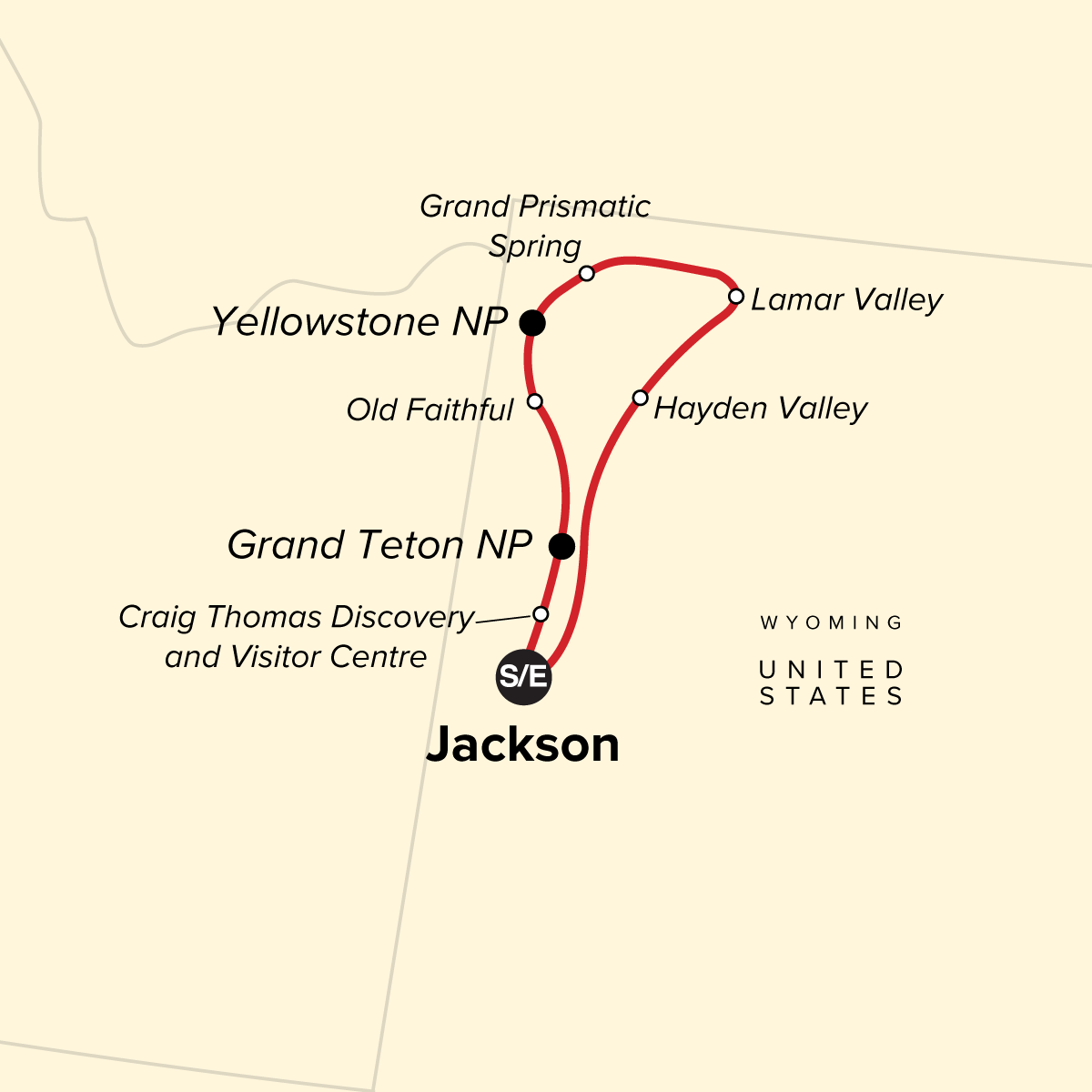 map_journeysiconicwildlifeofyellowstoneandgrandteton