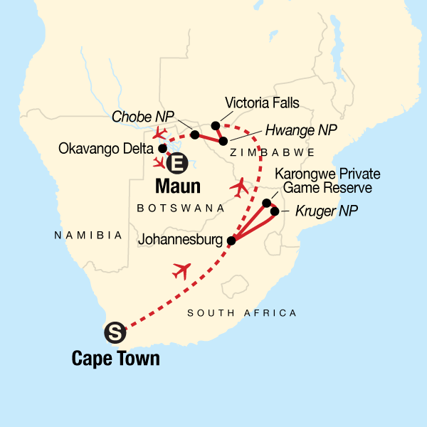 map_journeysthegreatsouthernafricasafari