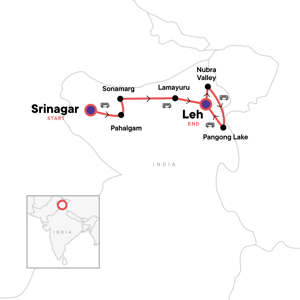 map_kashmirtoladakhwherevalleysmeetthesky