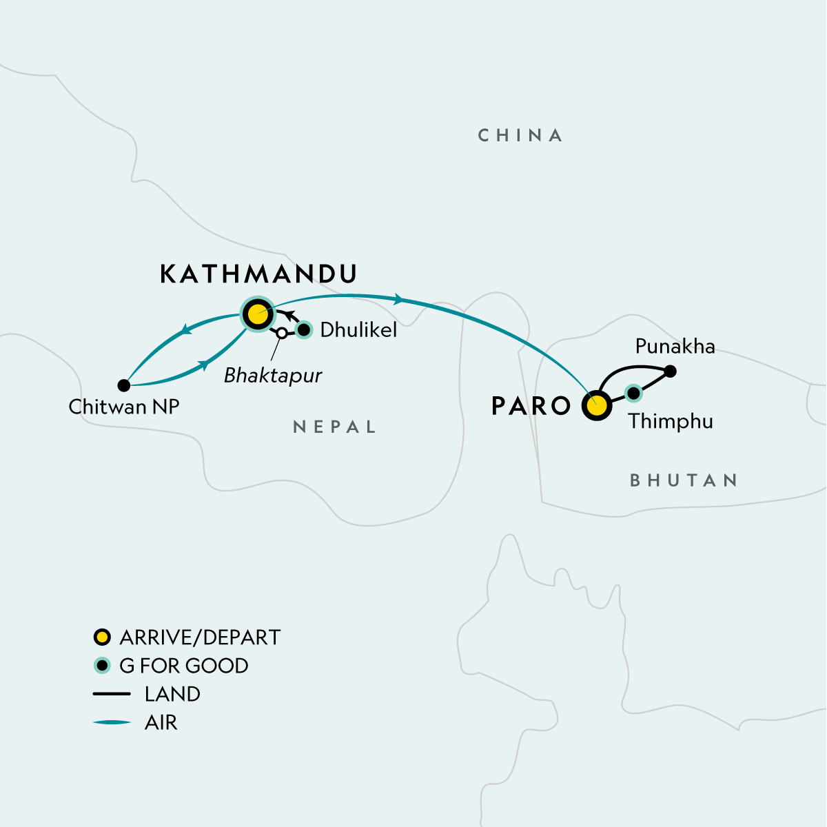map_signaturehimalayankingdomsofnepalbhutan