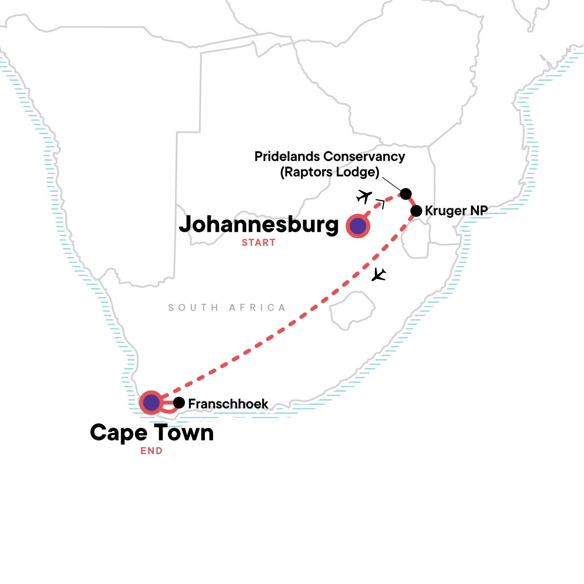 map_southafricakrugerwildlifetrackingvineyards