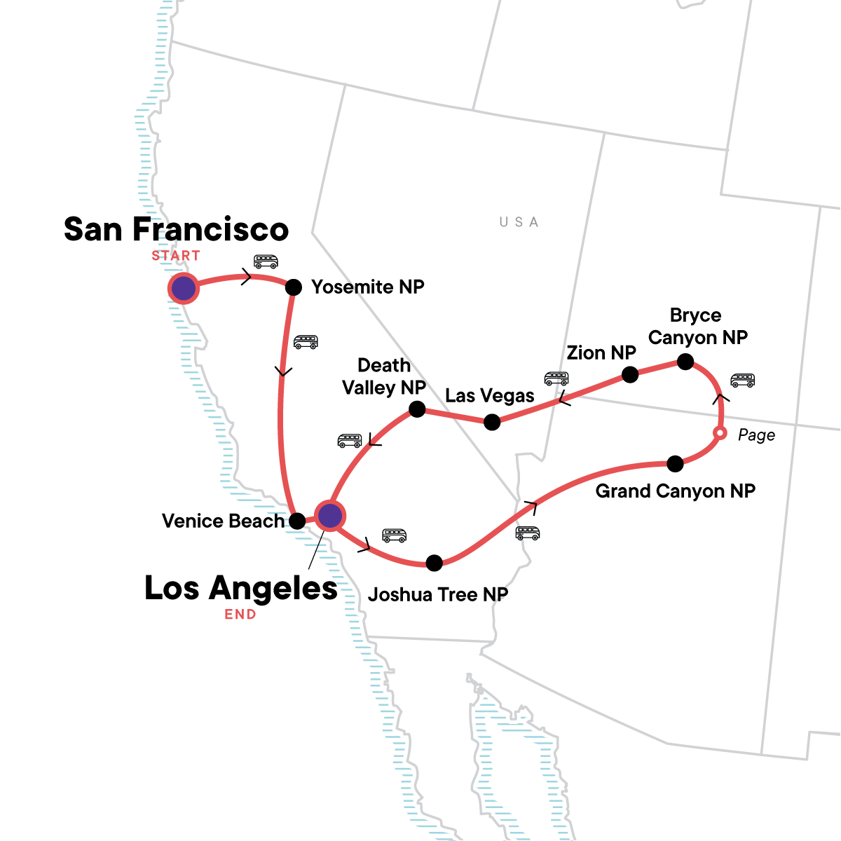 map_usaroadtripbigcitieswestcoastparks