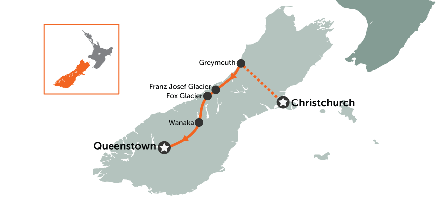 South Island: Christchurch to Queenstown