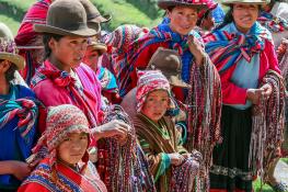Locals in the Sacred Valley, Peru