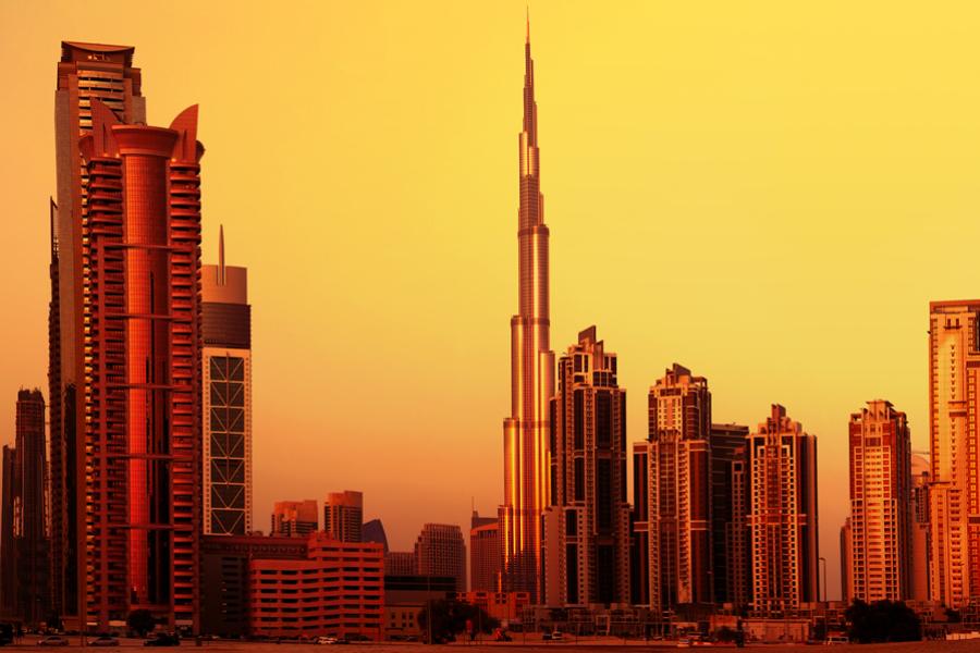 Dubai's Burj Khalifa and skyline