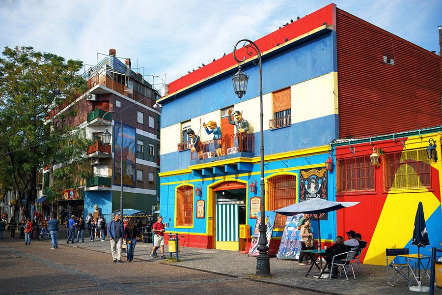 Discover the colourful streets of La Boca district in Buenos Aires