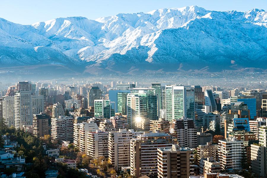 Santiago is the gateway to South America